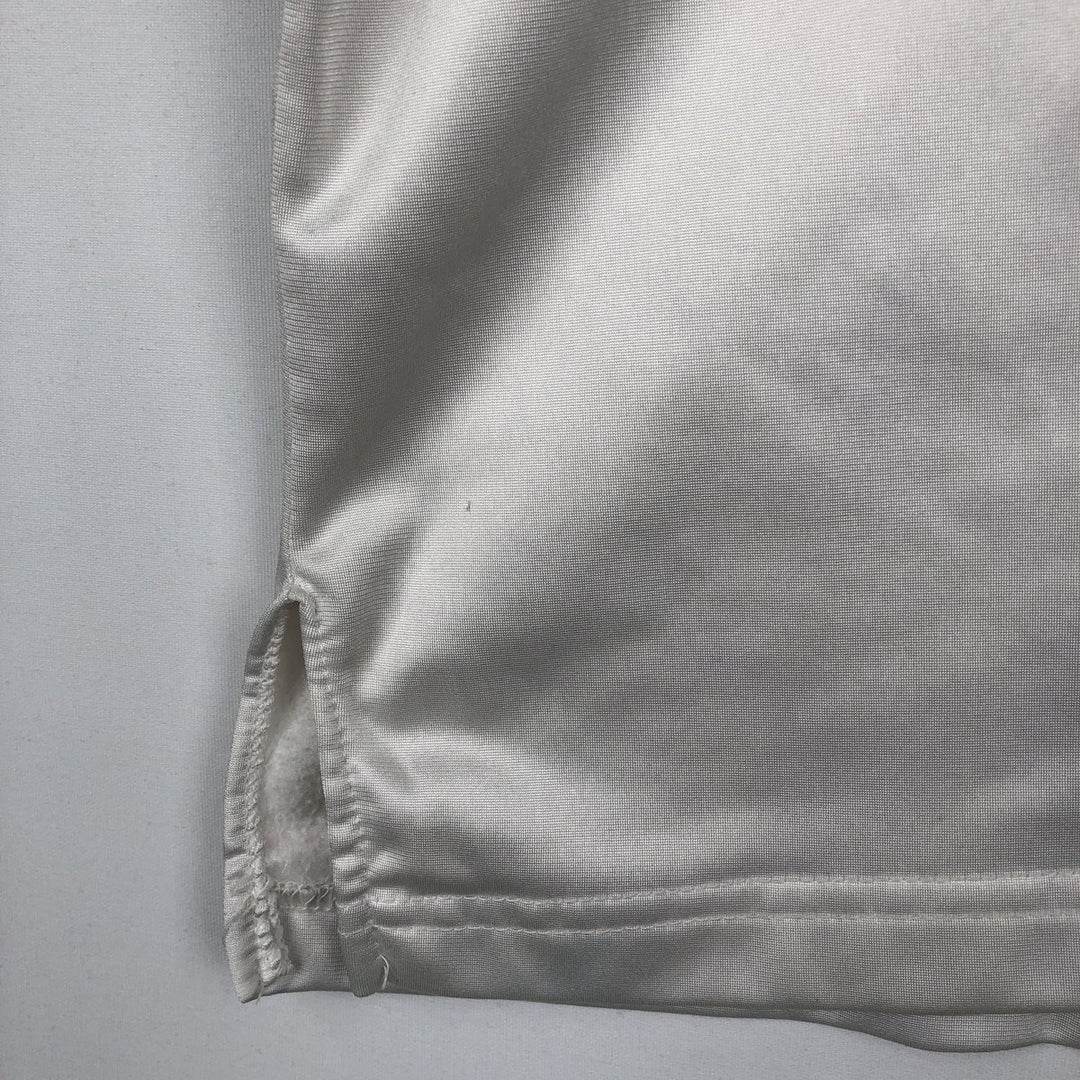 90'S Champion collared game shirt, made in USA, men's size M equivalent, vintage. polyester white type Vintage Second Hand