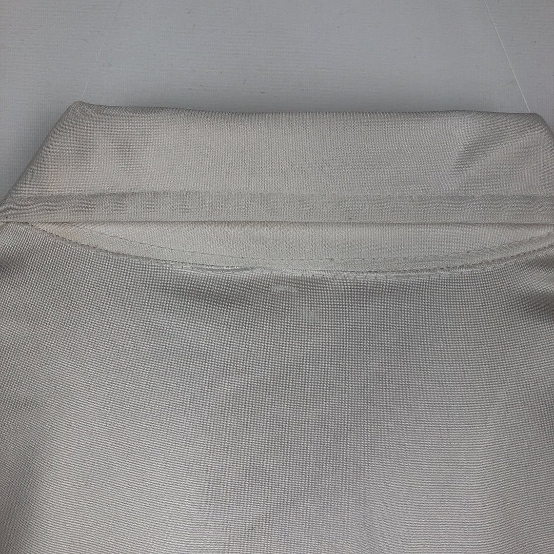 90'S Champion collared game shirt, made in USA, men's size M equivalent, vintage. polyester white type Vintage Second Hand