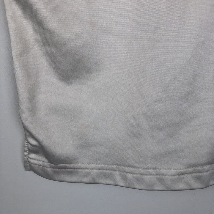 90'S Champion collared game shirt, made in USA, men's size M equivalent, vintage. polyester white type Vintage Second Hand