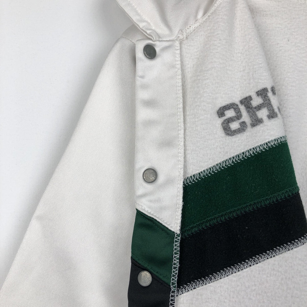 90'S Champion collared game shirt, made in USA, men's size M equivalent, vintage. polyester white type Vintage Second Hand