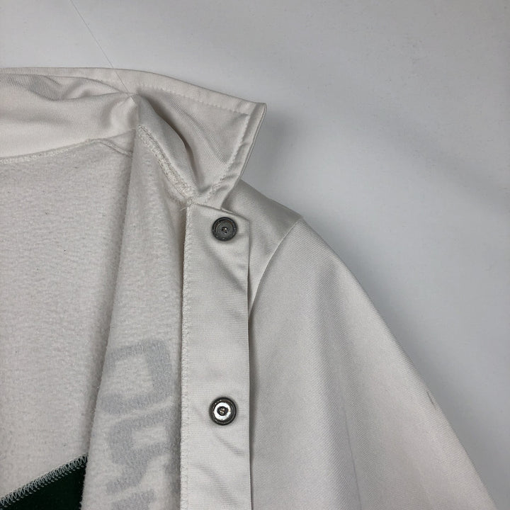 90'S Champion collared game shirt, made in USA, men's size M equivalent, vintage. polyester white type Vintage Second Hand