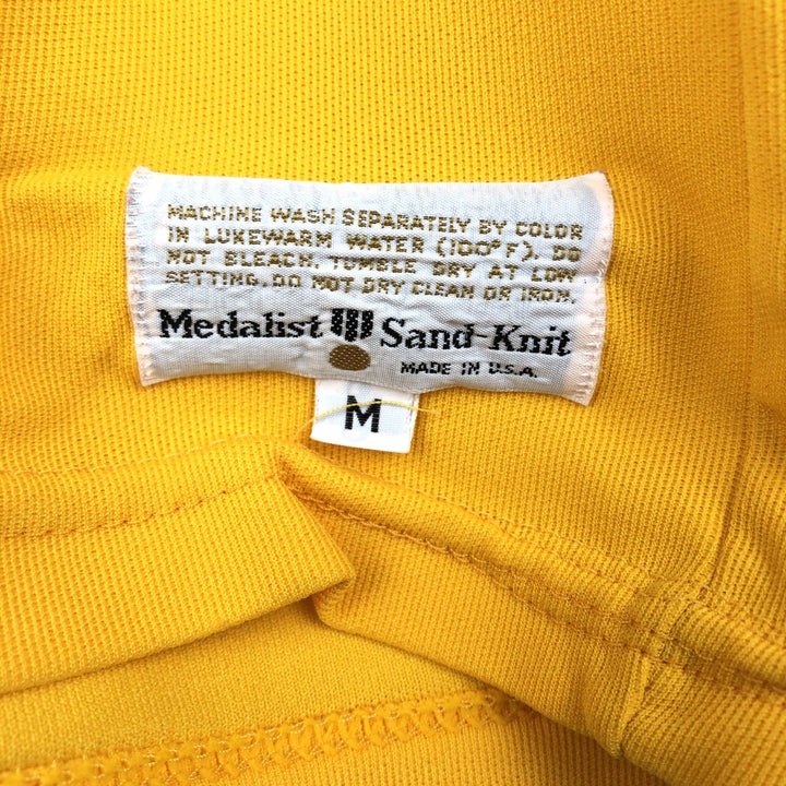 Sand-Knit MLB Pittsburgh Pirates V-Neck Game Shirt Baseball Shirt Made in USA Men's Size M unclear yellow type Vintage Second Hand