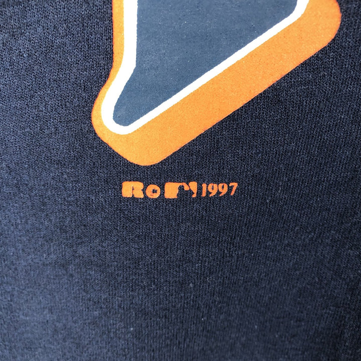 90'S Russell Nublend MLB San Diego Padres Game Shirt Baseball Shirt Men's Size M (approx.) cotton navy blue type Vintage Second Hand
