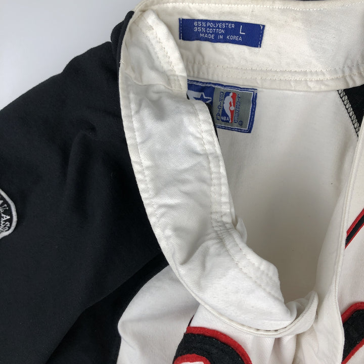 90'S Starter NBA Chicago Bulls Game Shirt Baseball Shirt Men's Size L (Equivalent) Vintage polyester white type Vintage Second Hand