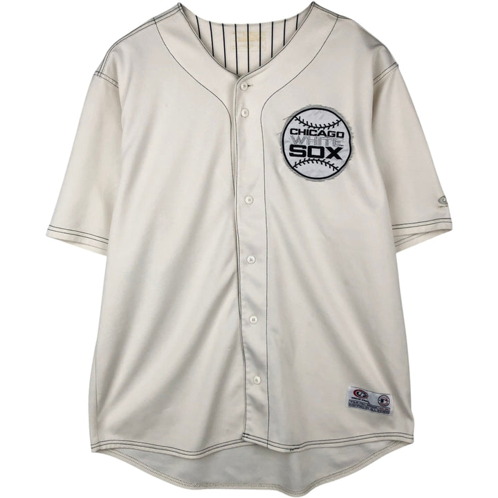 TRUE FAN MLB CHICAGO WHITE SOX Game Shirt Baseball Shirt Men's XL (approx.) unclear unbleached Vintage Second Hand