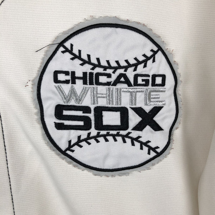 TRUE FAN MLB CHICAGO WHITE SOX Game Shirt Baseball Shirt Men's XL (approx.) unclear unbleached Vintage Second Hand