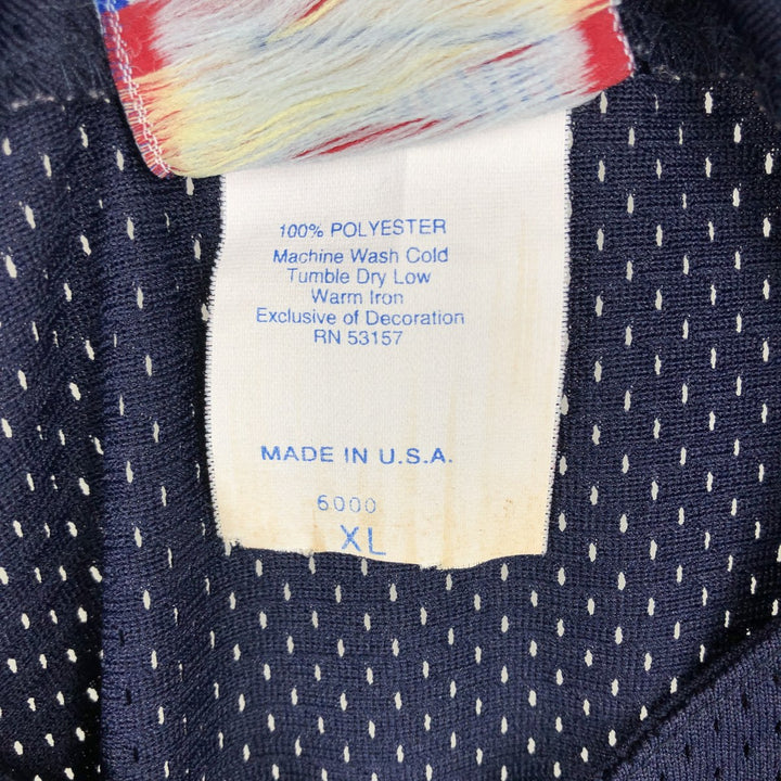 1990'S Majestic MLB Seattle Mariners Game Shirt Baseball Shirt Made in USA Men's XL (approx.) polyester navy blue type Vintage Second Hand