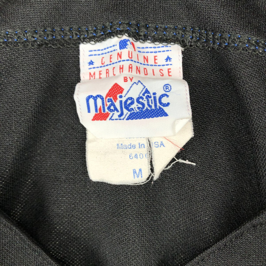 1990'S Majestic MLB Kansas City Royals Game Shirt Baseball Shirt Made in USA Men's Size M (approx.) polyester black type Vintage Second Hand