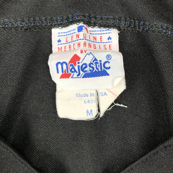 1990'S Majestic MLB Kansas City Royals Game Shirt Baseball Shirt Made in USA Men's Size M (approx.) polyester black type Vintage Second Hand