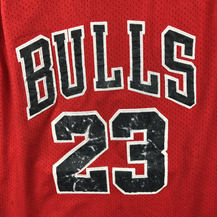2000'S Nike TEAM NBA Chicago Bulls Michael Jordan Mesh Game Shirt Replica Uniform (Men's XL equivalent) unclear red type Vintage Second Hand
