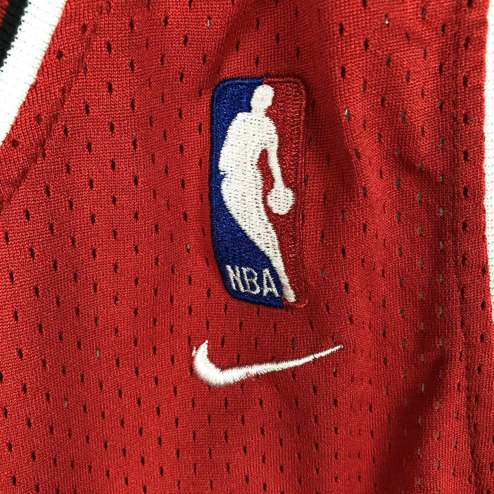 2000'S Nike TEAM NBA Chicago Bulls Michael Jordan Mesh Game Shirt Replica Uniform (Men's XL equivalent) unclear red type Vintage Second Hand