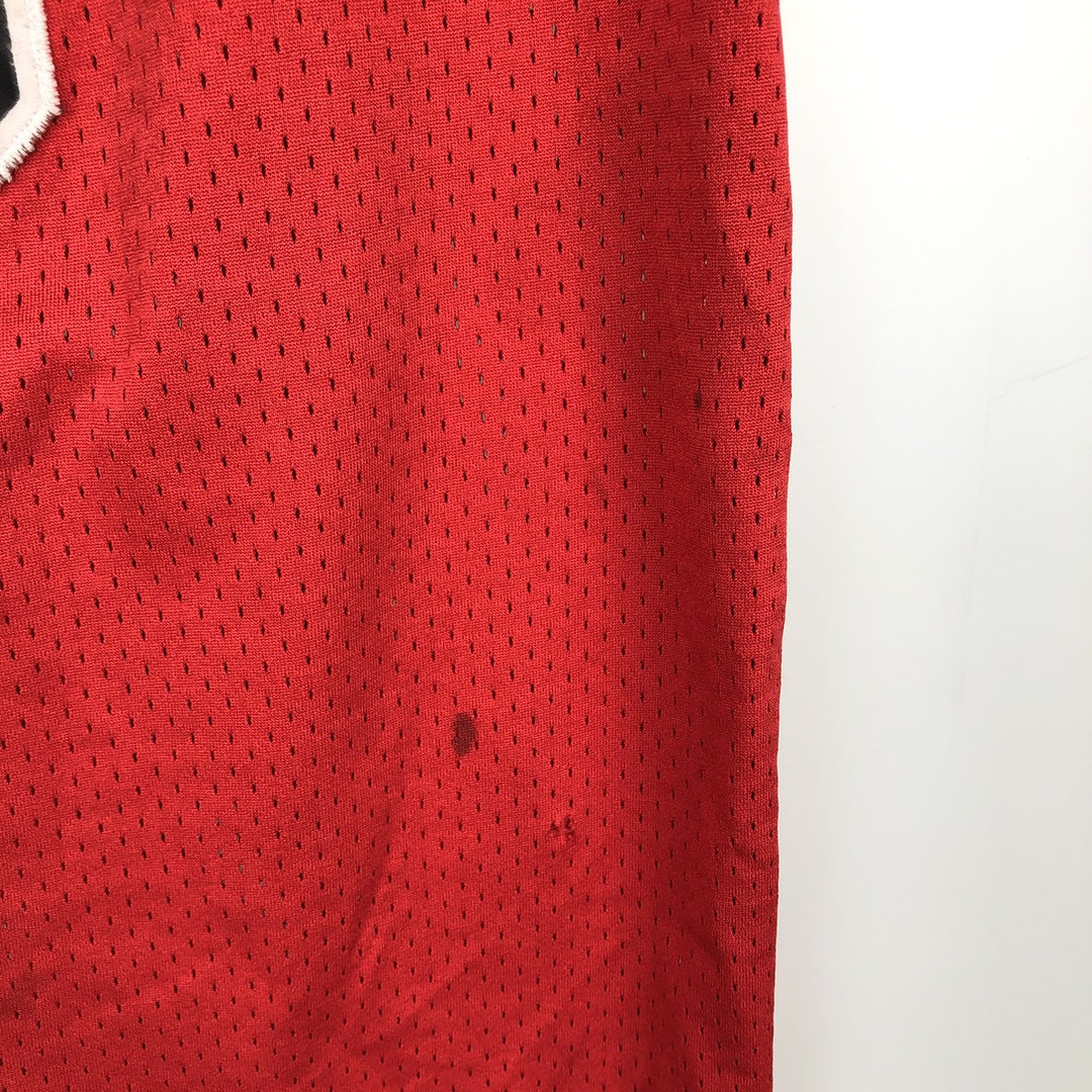 2000'S Nike TEAM NBA Chicago Bulls Michael Jordan Mesh Game Shirt Replica Uniform (Men's XL equivalent) unclear red type Vintage Second Hand