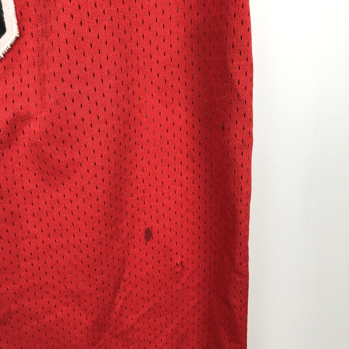 2000'S Nike TEAM NBA Chicago Bulls Michael Jordan Mesh Game Shirt Replica Uniform (Men's XL equivalent) unclear red type Vintage Second Hand