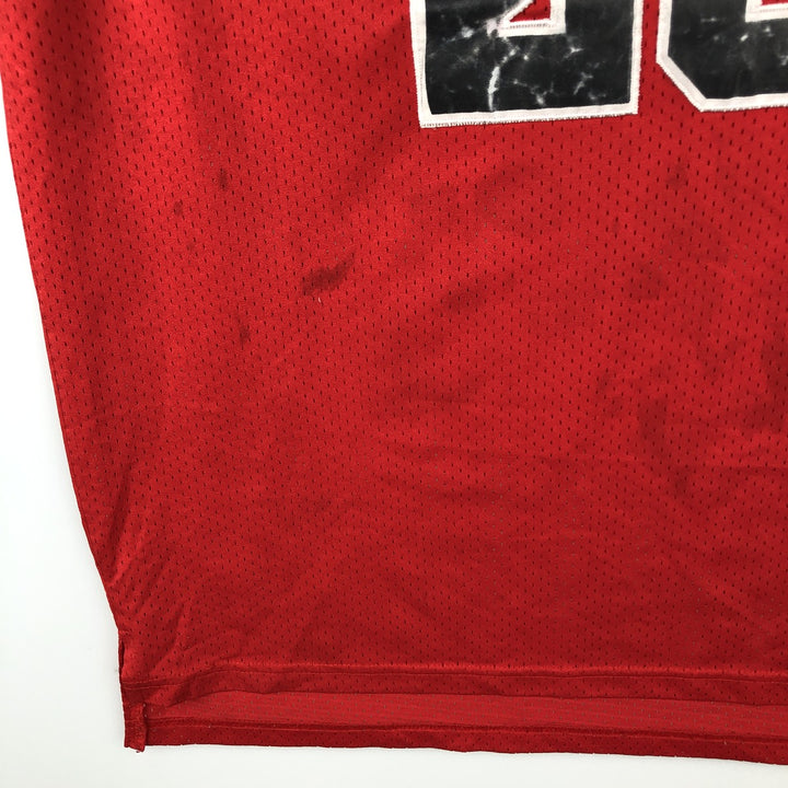 2000'S Nike TEAM NBA Chicago Bulls Michael Jordan Mesh Game Shirt Replica Uniform (Men's XL equivalent) unclear red type Vintage Second Hand