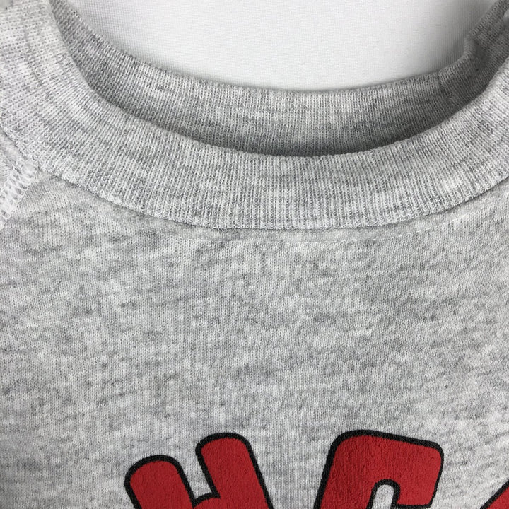 80'S Hanes Blue Tag Einstein Print Sweatshirt, Made in USA, Men's XL (approx.), Vintage cotton gray type Vintage Second Hand
