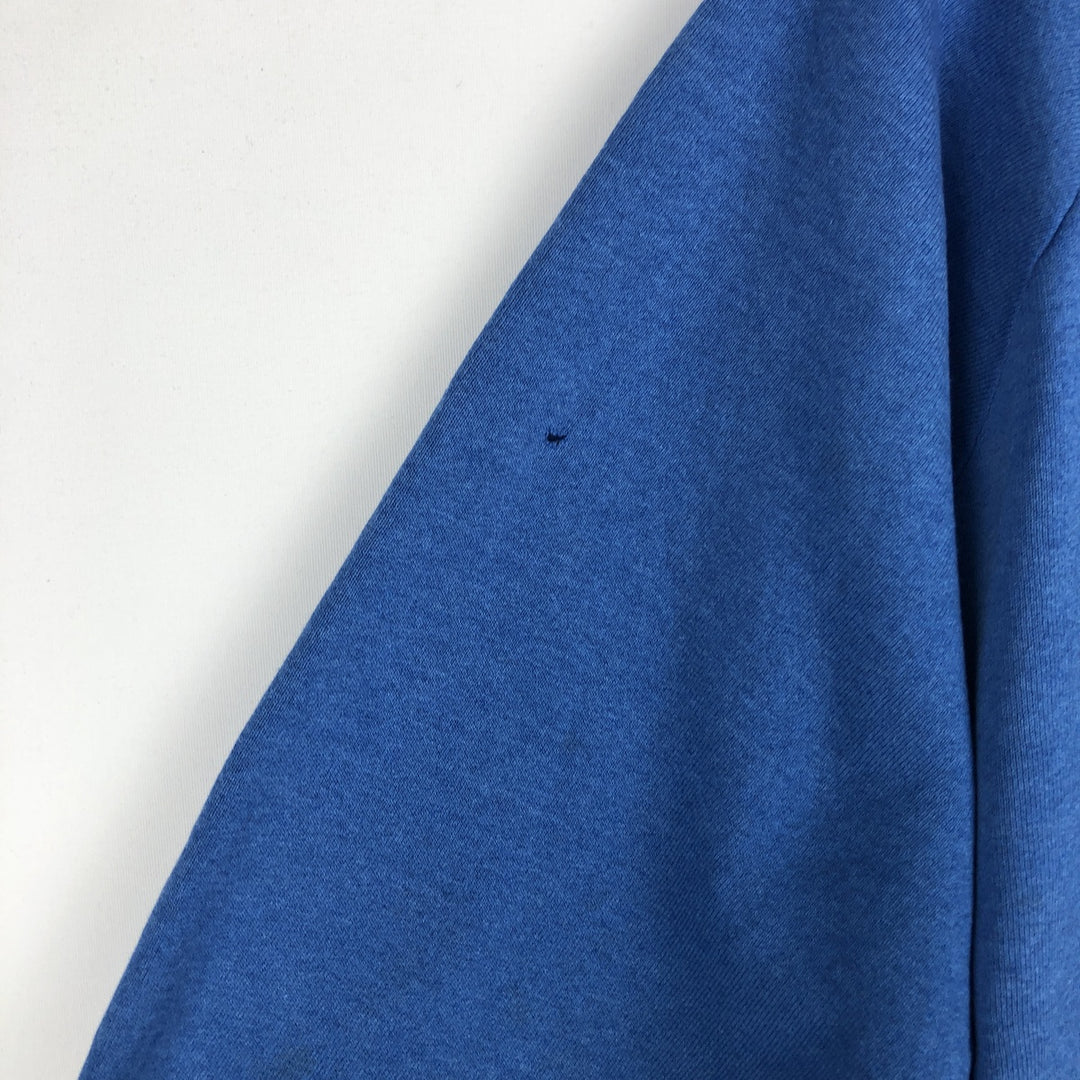 ~90'S Screen Stars Print Sweatshirt, Men's Size L (approx.), Vintage unclear blue type Vintage Second Hand