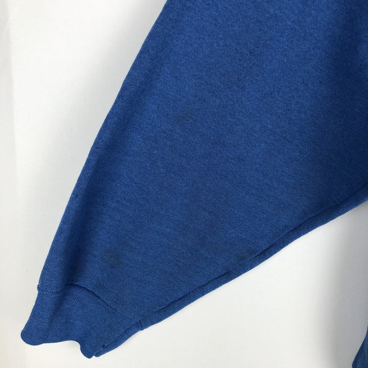 ~90'S Screen Stars Print Sweatshirt, Men's Size L (approx.), Vintage unclear blue type Vintage Second Hand