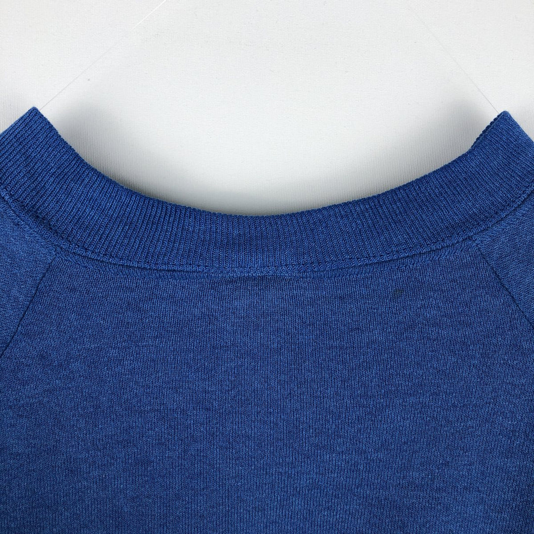 ~90'S Screen Stars Print Sweatshirt, Men's Size L (approx.), Vintage unclear blue type Vintage Second Hand