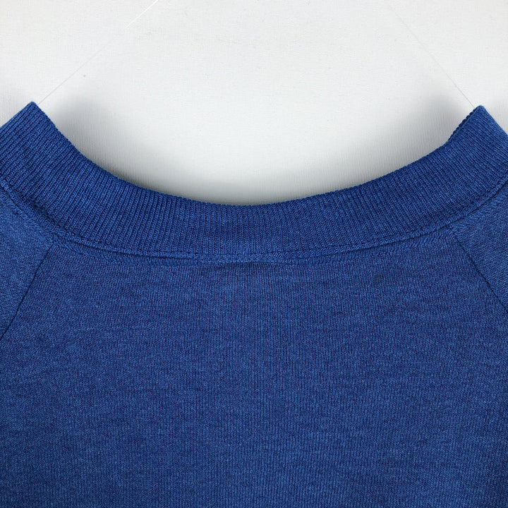 ~90'S Screen Stars Print Sweatshirt, Men's Size L (approx.), Vintage unclear blue type Vintage Second Hand