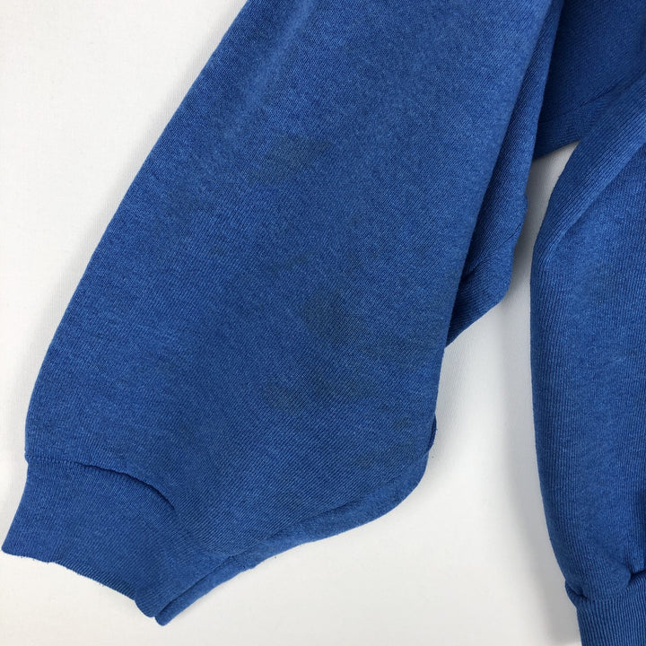 ~90'S Screen Stars Print Sweatshirt, Men's Size L (approx.), Vintage unclear blue type Vintage Second Hand