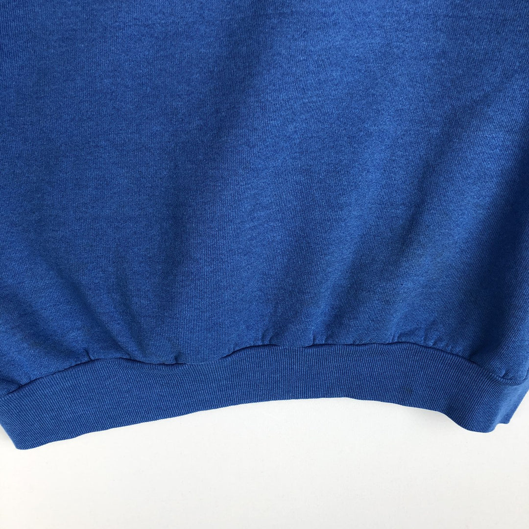 ~90'S Screen Stars Print Sweatshirt, Men's Size L (approx.), Vintage unclear blue type Vintage Second Hand