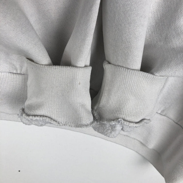 Vintage 80s-90'S Jerzees printed sweatshirt, sweatshirt, made in USA, men's XL size cotton white type Vintage Second Hand