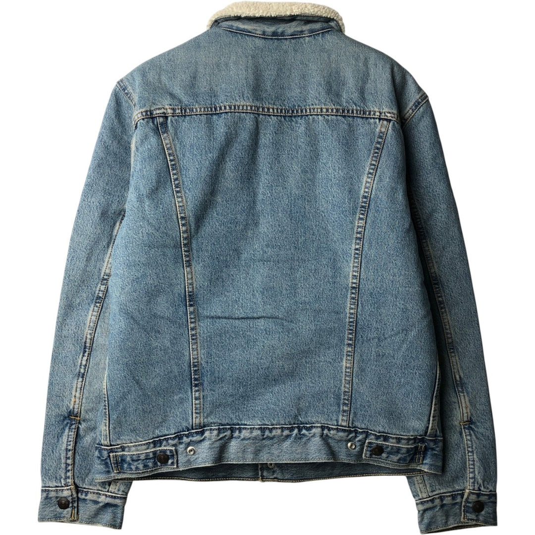 Levi's padded denim jacket, size M, men's cotton blue type Vintage Second Hand
