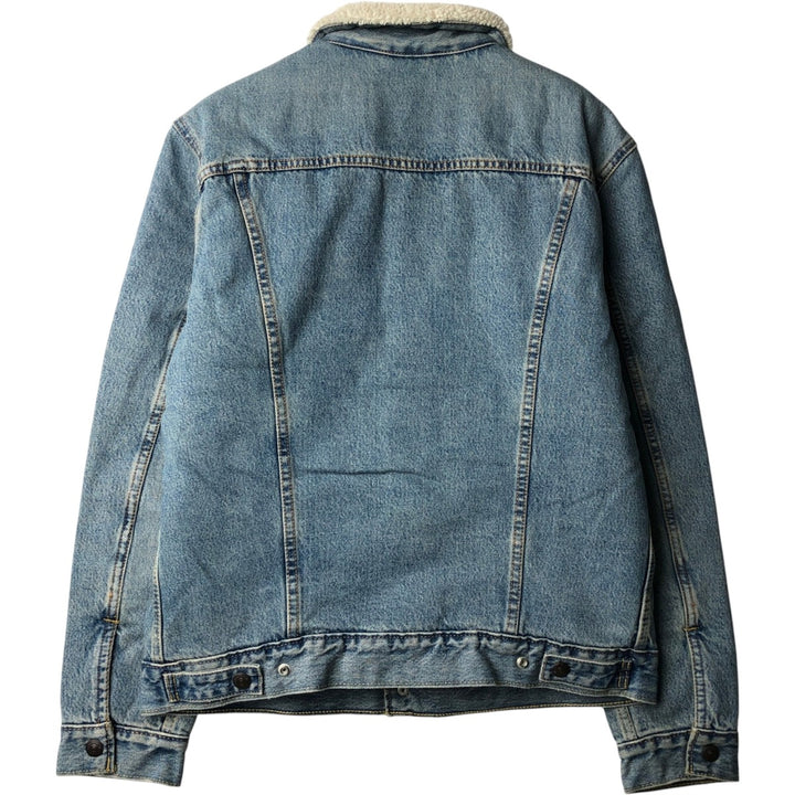 Levi's padded denim jacket, size M, men's cotton blue type Vintage Second Hand