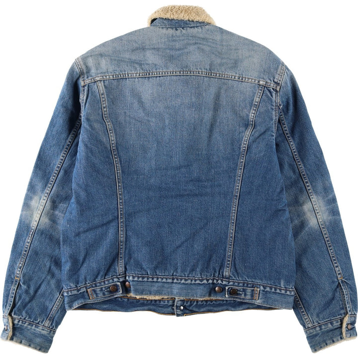 2000'S Levi's 71550-0487 Euro Model Denim Boa Jacket, Men's Size XL (approx.) cotton blue type Vintage Second Hand