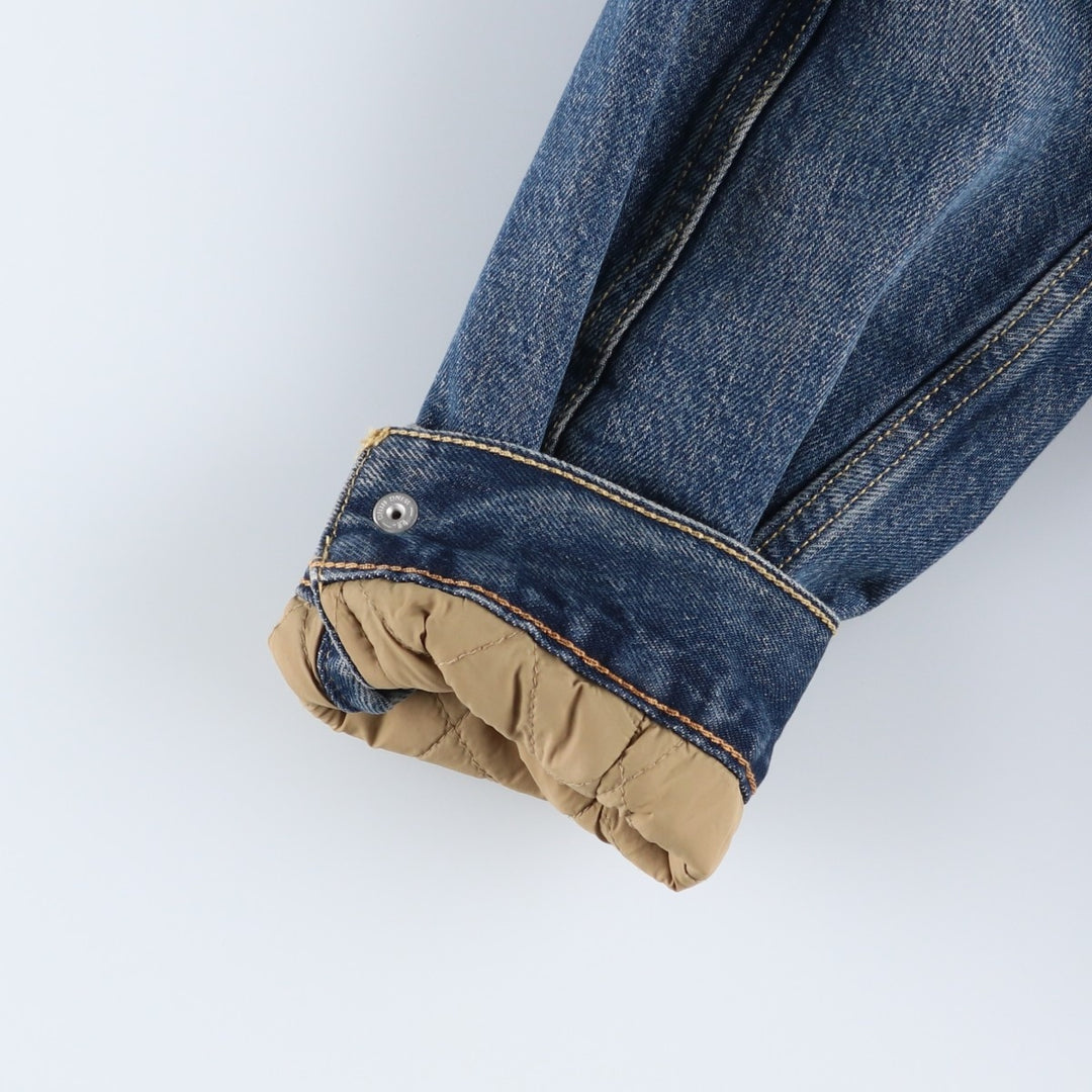 Levi's LEVI'S PREMIUM padded denim jacket, size M, men's cotton blue type Vintage Second Hand