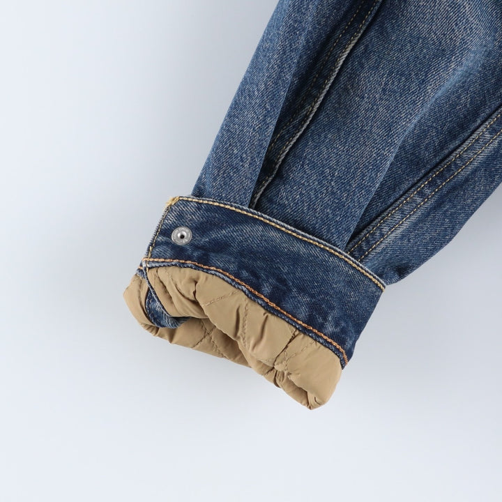 Levi's LEVI'S PREMIUM padded denim jacket, size M, men's cotton blue type Vintage Second Hand