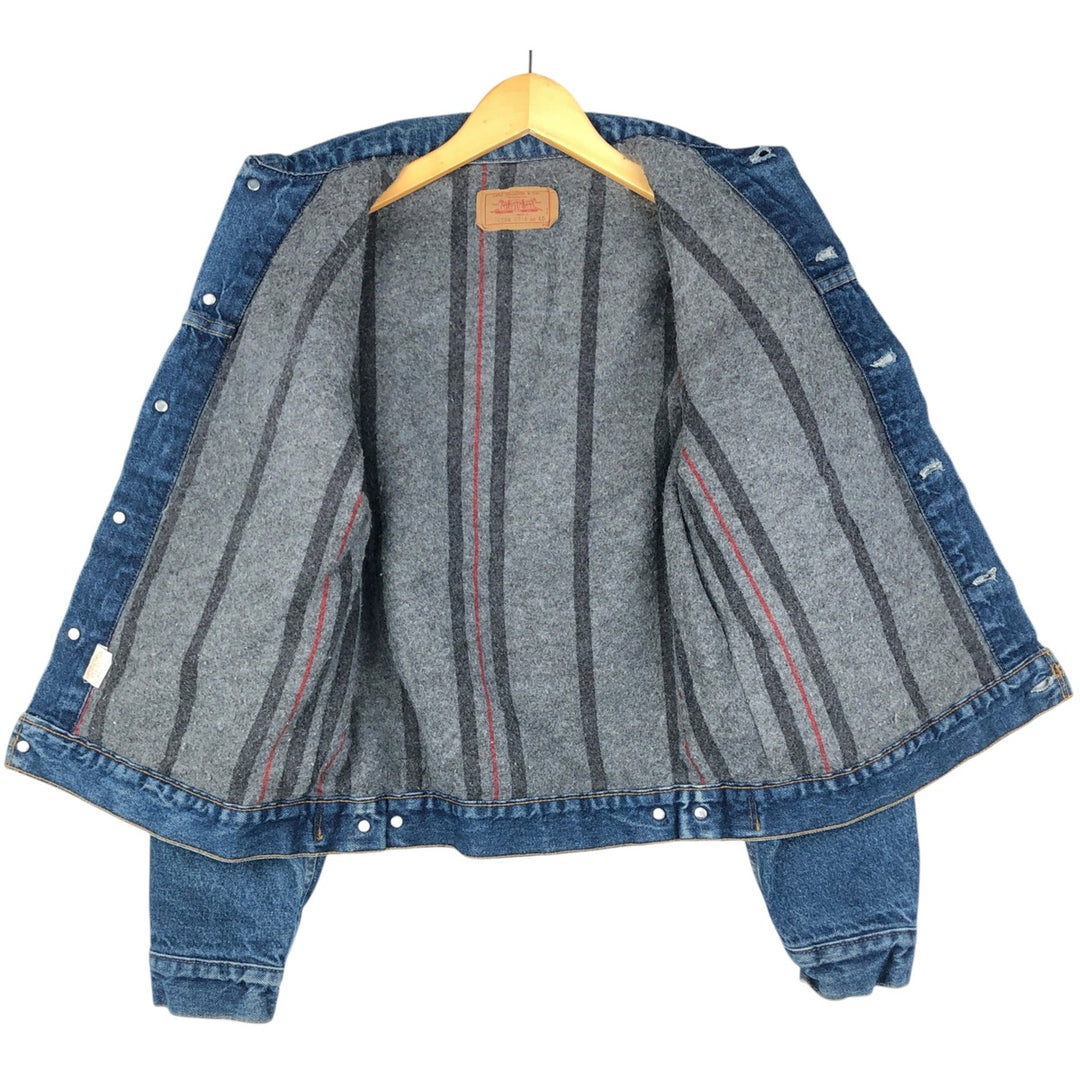 ~90'S Levi's 70506-0316 Denim Jacket, Made in USA, Men's Size M (approx.), Vintage cotton blue type Vintage Second Hand