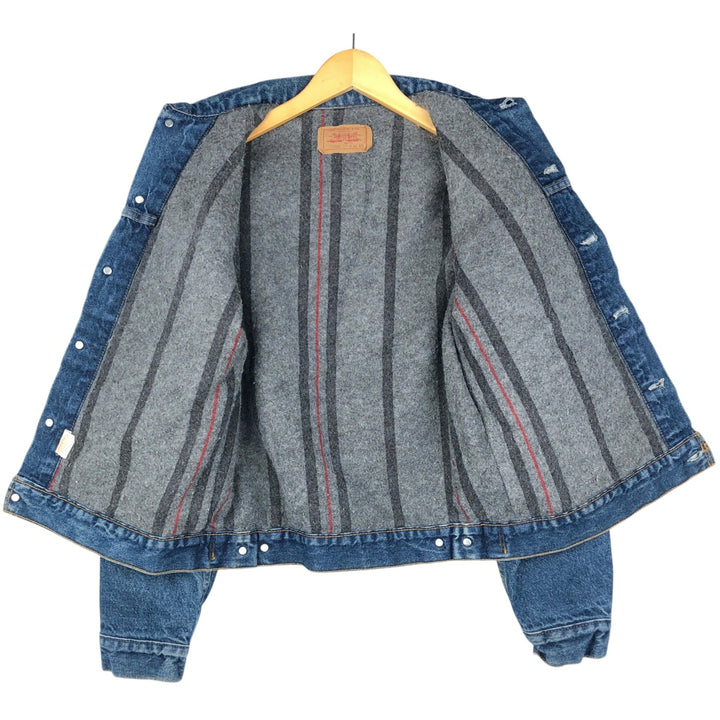 ~90'S Levi's 70506-0316 Denim Jacket, Made in USA, Men's Size M (approx.), Vintage cotton blue type Vintage Second Hand