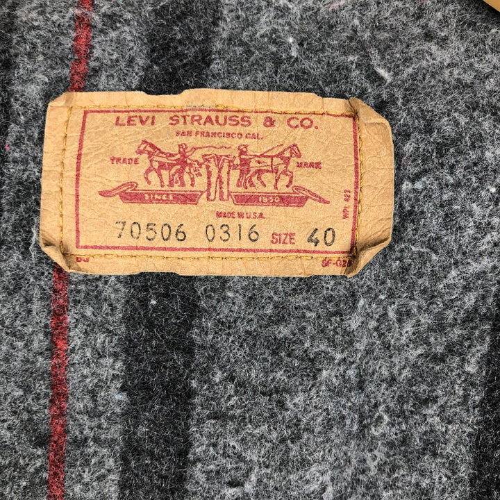 ~90'S Levi's 70506-0316 Denim Jacket, Made in USA, Men's Size M (approx.), Vintage cotton blue type Vintage Second Hand