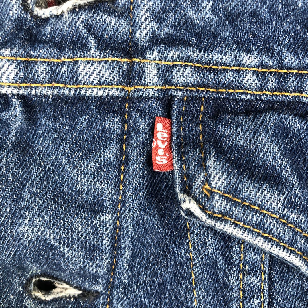 ~90'S Levi's 70506-0316 Denim Jacket, Made in USA, Men's Size M (approx.), Vintage cotton blue type Vintage Second Hand