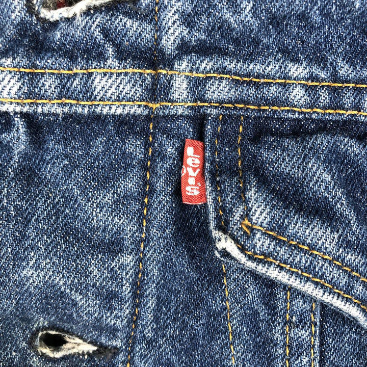 ~90'S Levi's 70506-0316 Denim Jacket, Made in USA, Men's Size M (approx.), Vintage cotton blue type Vintage Second Hand