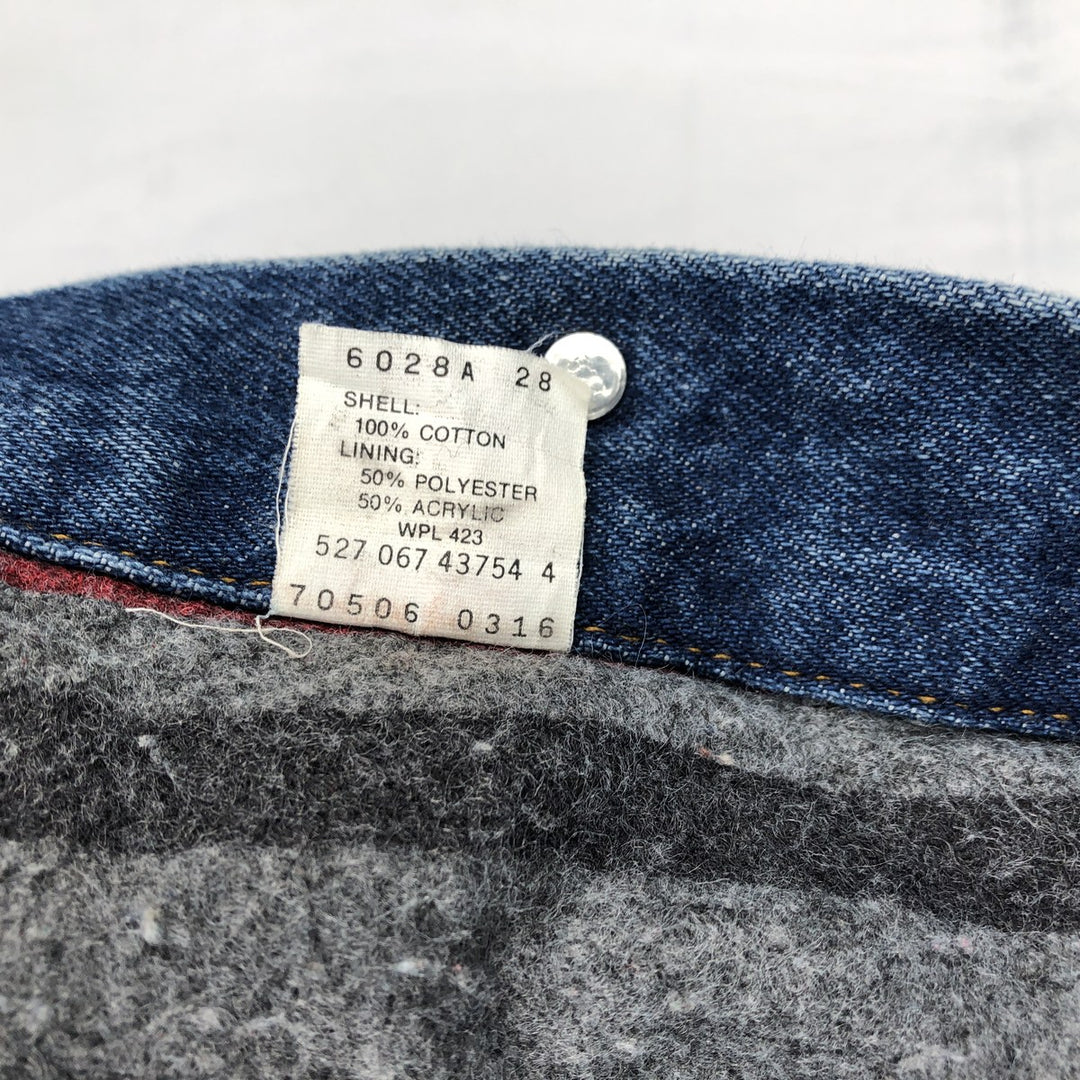 ~90'S Levi's 70506-0316 Denim Jacket, Made in USA, Men's Size M (approx.), Vintage cotton blue type Vintage Second Hand