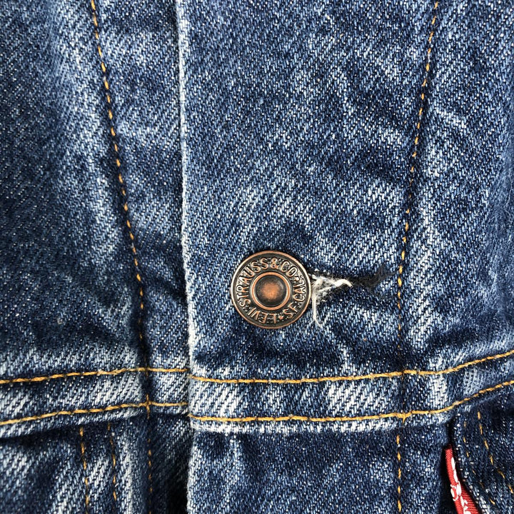 ~90'S Levi's 70506-0316 Denim Jacket, Made in USA, Men's Size M (approx.), Vintage cotton blue type Vintage Second Hand