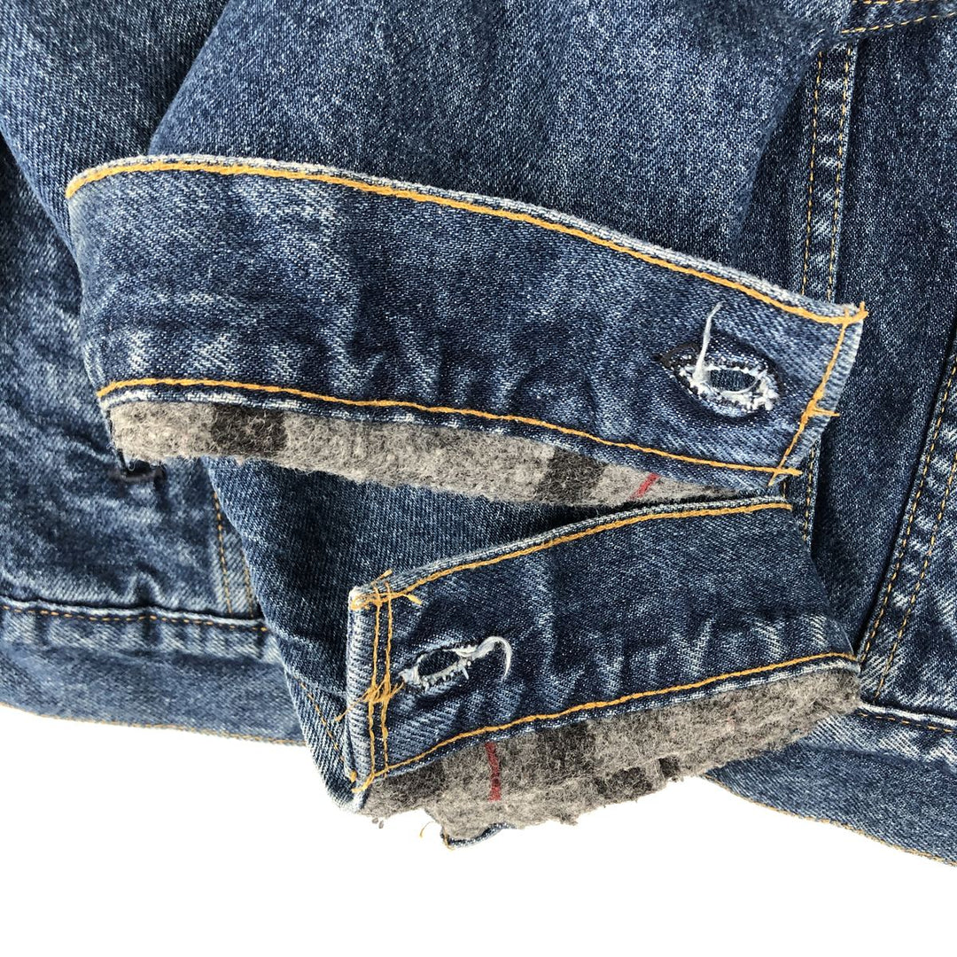 ~90'S Levi's 70506-0316 Denim Jacket, Made in USA, Men's Size M (approx.), Vintage cotton blue type Vintage Second Hand
