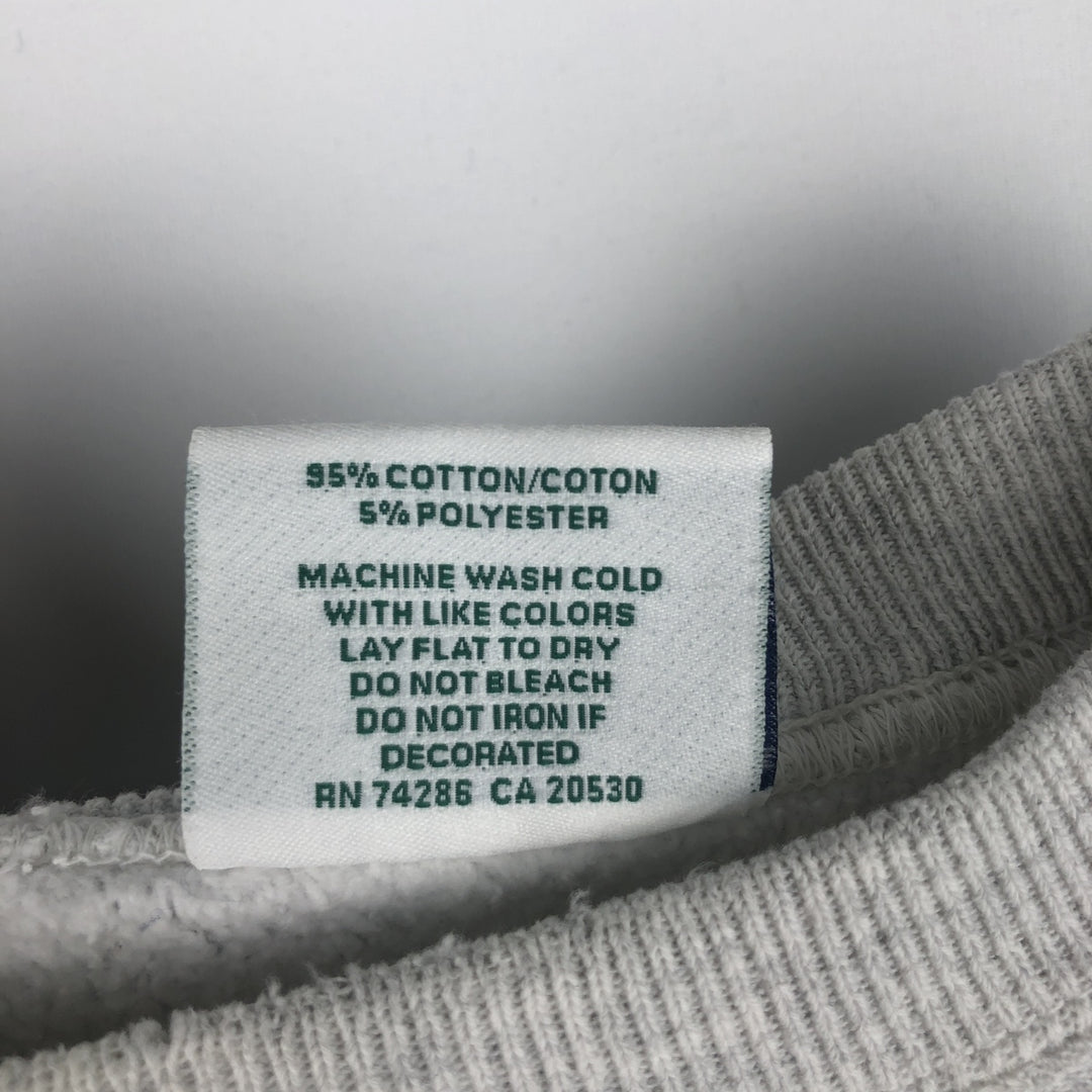 90'S Kellsport College Sweatshirt, Made in USA, Men's Size L (approx.), Vintage cotton gray type Vintage Second Hand