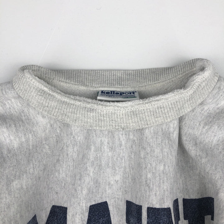 90'S Kellsport College Sweatshirt, Made in USA, Men's Size L (approx.), Vintage cotton gray type Vintage Second Hand