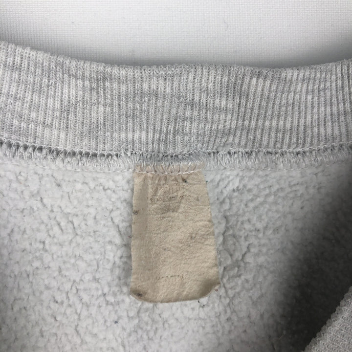 College sweatshirt, men's size S (equivalent), vintage. unclear gray type Vintage Second Hand