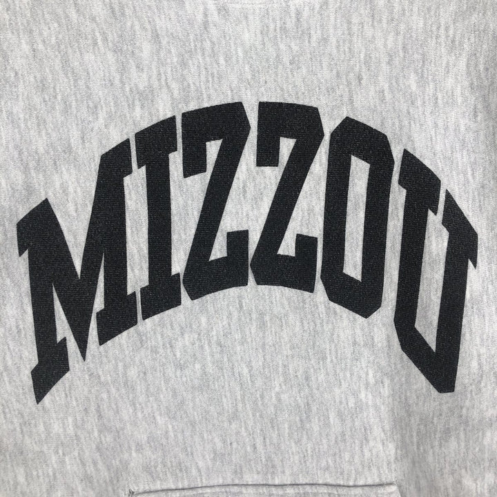 College sweatshirt, men's size S (equivalent), vintage. unclear gray type Vintage Second Hand