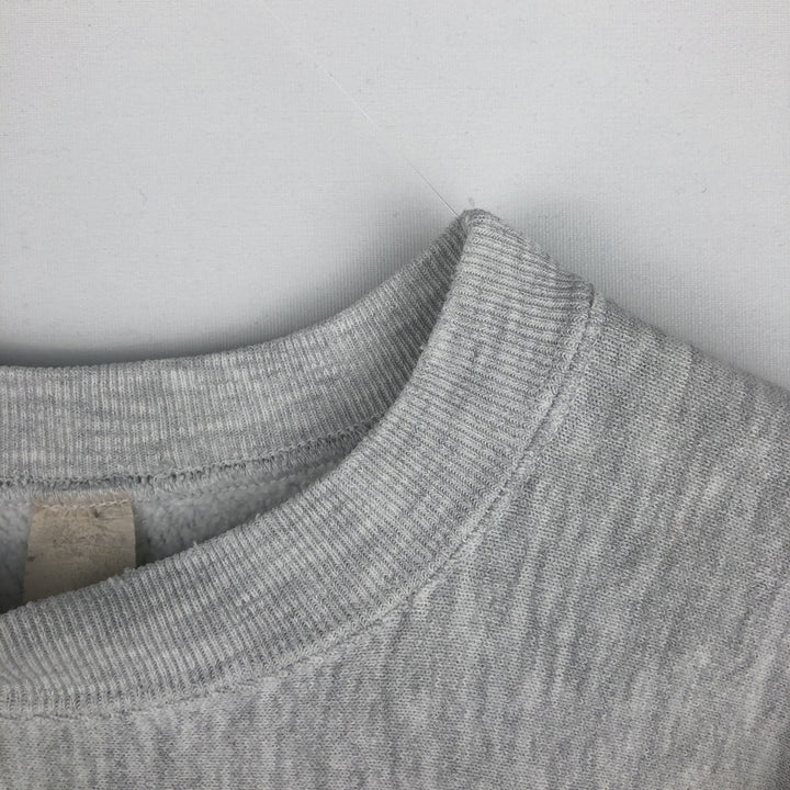 College sweatshirt, men's size S (equivalent), vintage. unclear gray type Vintage Second Hand