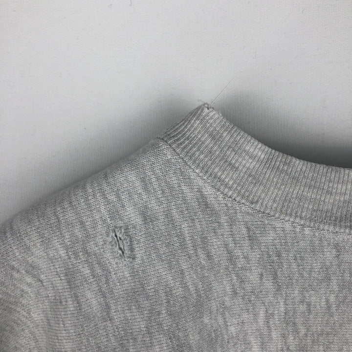 College sweatshirt, men's size S (equivalent), vintage. unclear gray type Vintage Second Hand