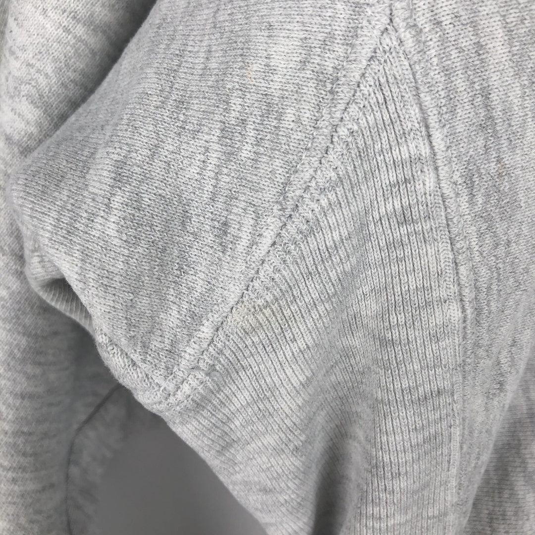 College sweatshirt, men's size S (equivalent), vintage. unclear gray type Vintage Second Hand
