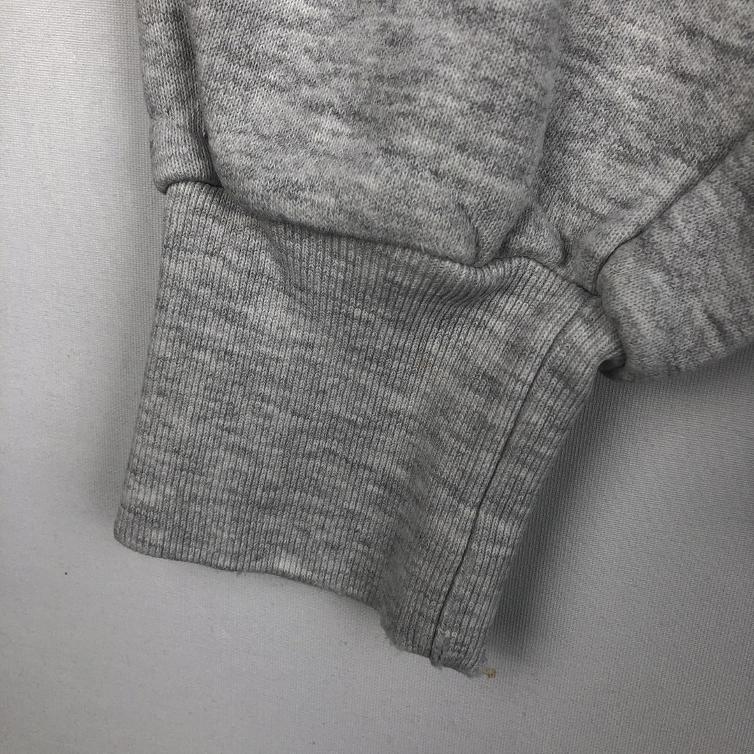 College sweatshirt, men's size S (equivalent), vintage. unclear gray type Vintage Second Hand