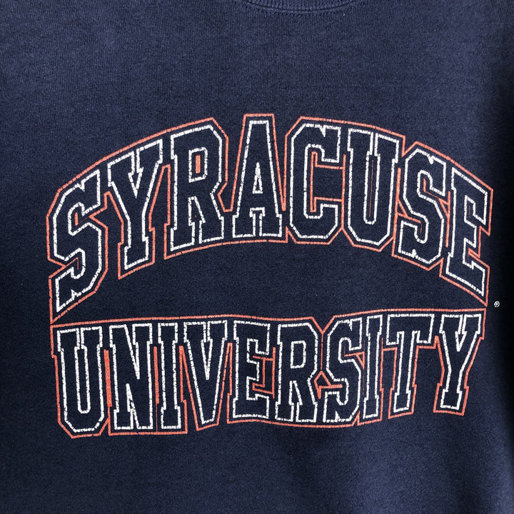 90'S Champion Authentic Athletic Apparel College Sweatshirt, Made in USA, Men's Size Large, Vintage cotton navy blue type Vintage Second Hand
