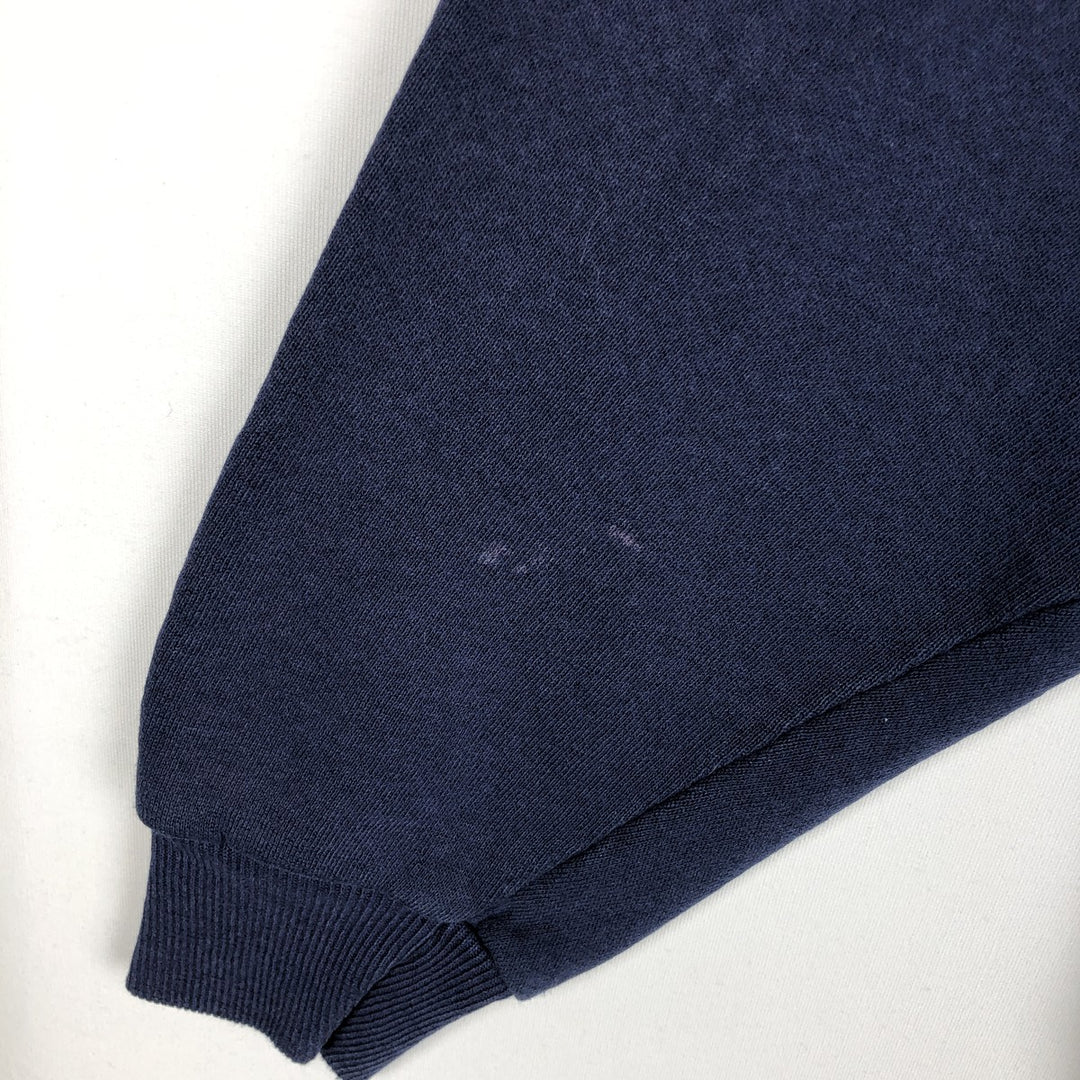 90'S Champion Authentic Athletic Apparel College Sweatshirt, Made in USA, Men's Size Large, Vintage cotton navy blue type Vintage Second Hand