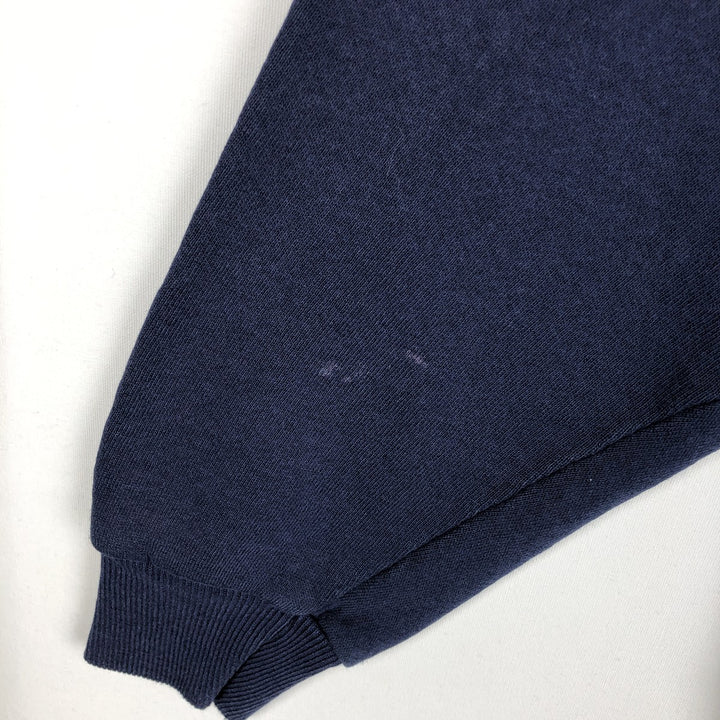 90'S Champion Authentic Athletic Apparel College Sweatshirt, Made in USA, Men's Size Large, Vintage cotton navy blue type Vintage Second Hand